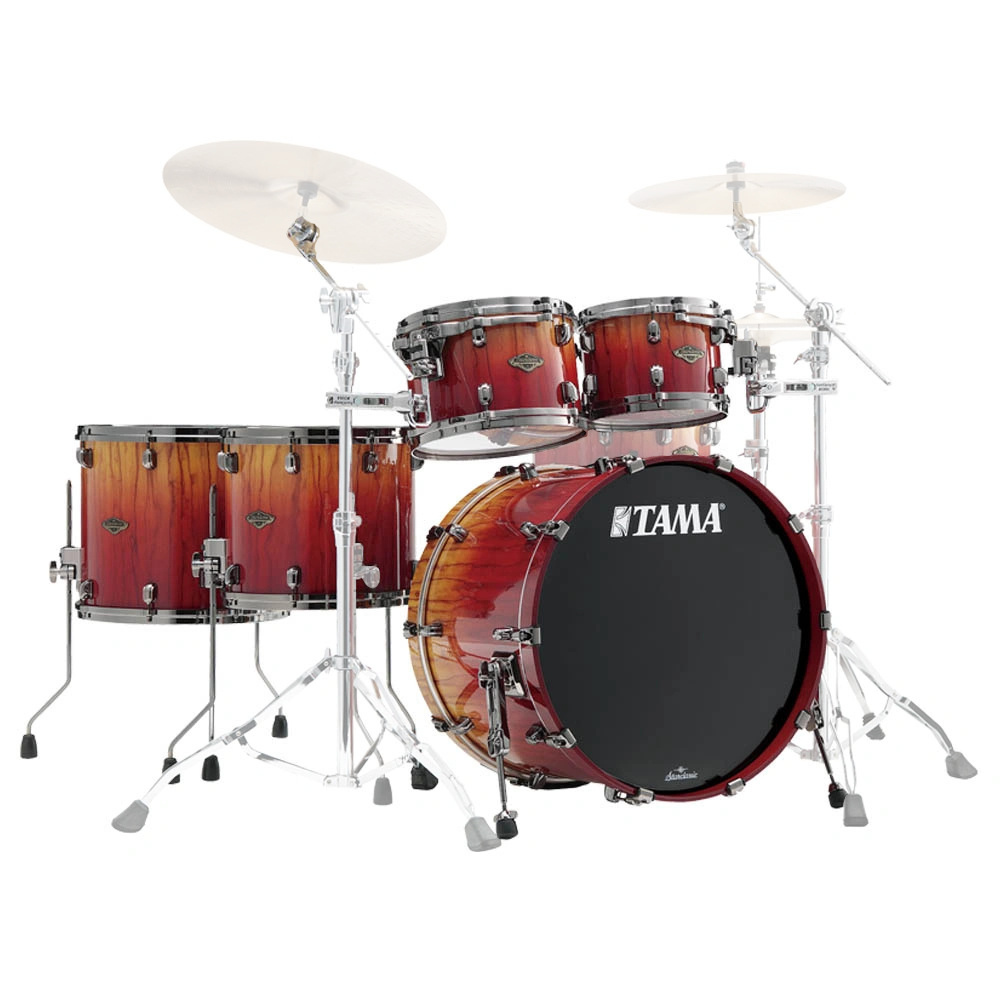 TAMA WBS52RZBBS-VBF Starclassic Walnut/Birch Vermilion Bosse Fonce